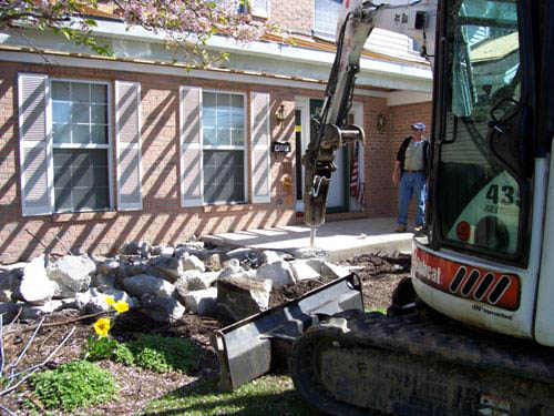 cincinnati concrete porch removal