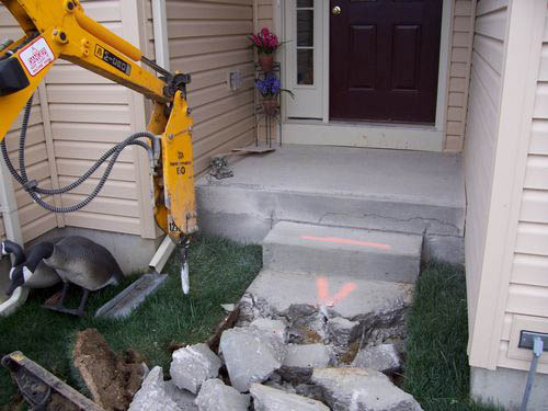 cincinnati concrete step removal and repair